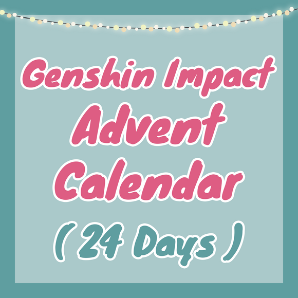 Genshin Impact Advent Calendar - 24 Days