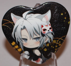 Idolish7 - Trigger Yaotome Gaku Namjatown Kirakira Heart Can Badge (Namco)