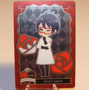 Twisted Wonderland Heartslabyul - Deuce Metal Card Collection 3 (Chibi Lab Coat Ver.) (Carddass)