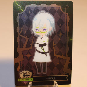 Twisted Wonderland Diasomnia - Silver Metal Card Collection 3 (Chibi Lab Coat Ver.) (Carddass)