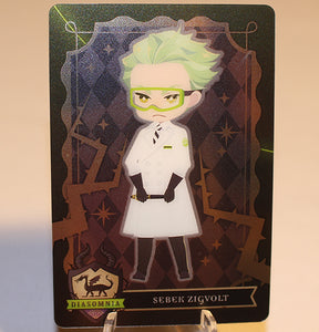 Twisted Wonderland Diasomnia - Sebek Metal Card Collection 3 (Chibi Lab Coat Ver.) (Carddass)