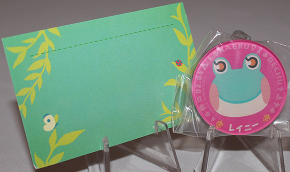 Animal Crossing - Lily Chara Magnet and Note Card Set (Bandai)