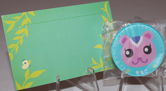 Animal Crossing - Peanut Chara Magnet and Note Card Set (Bandai)