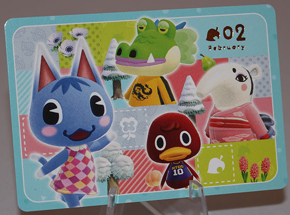 Animal Crossing - February Gummy Collectible Card (Bandai)