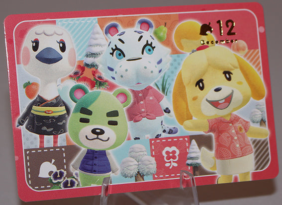 Animal Crossing - December Gummy Collectible Card (Bandai)