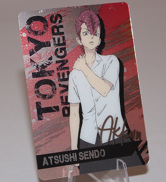 Tokyo Revengers Trading metal badge Kyarapeko by Atsushi Sendo
