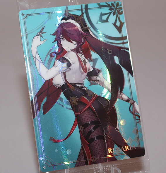Genshin Impact - Rosaria Holo Wafer Trading Card (Bandai)