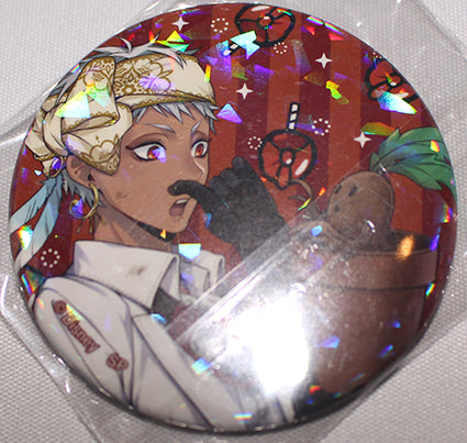 Twisted Wonderland Scarabia - Kalim Holographic Can Badge (Little Planet)