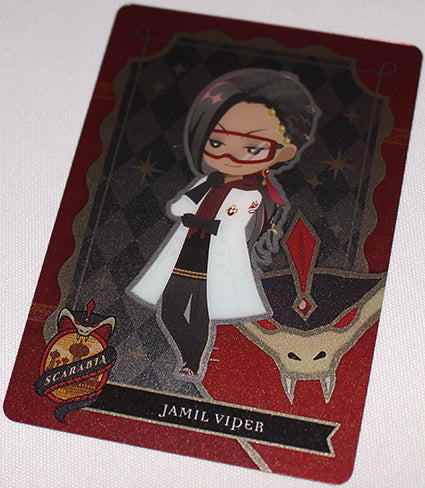 Twisted Wonderland Scarabia - Jamil Metal Card Collection 3 (Chibi Lab Coat Ver.) (Carddass)
